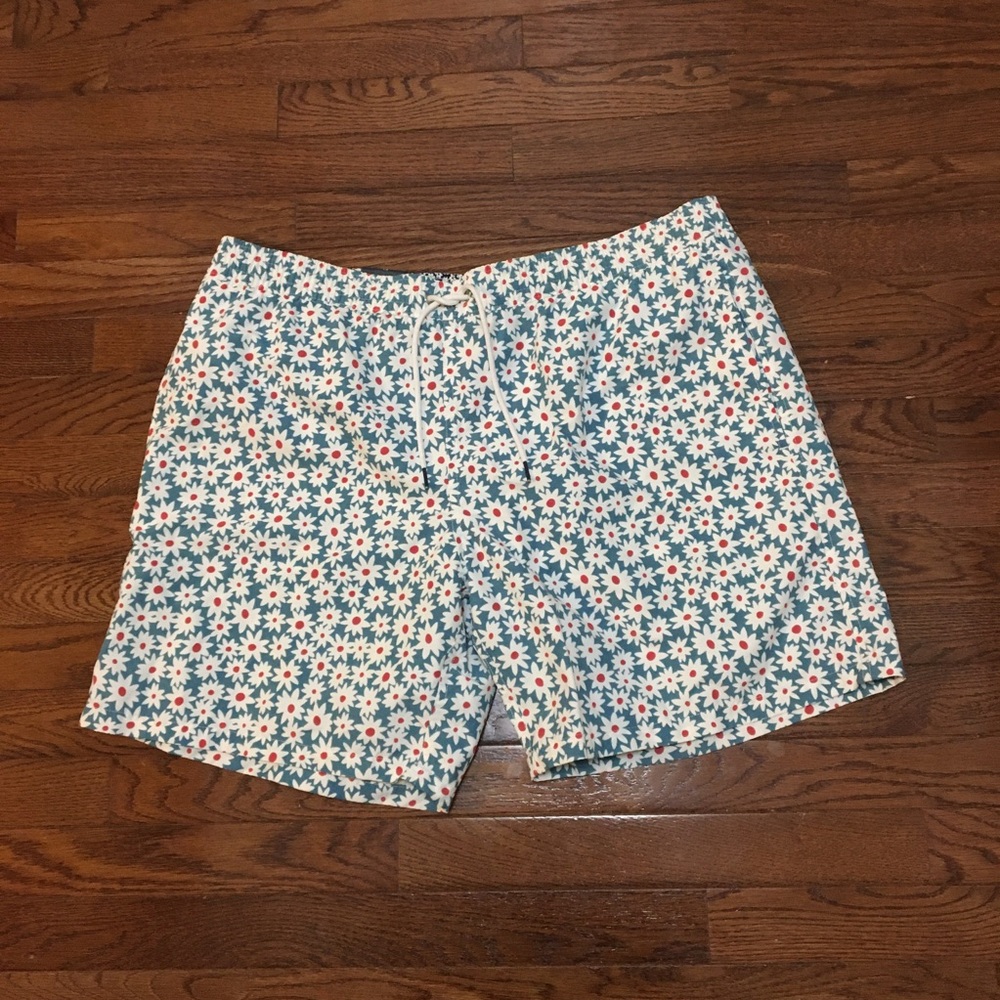 NWT Men’s Bonobos Daisy Swim Trunks - Picture 1 of 6